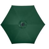 Living Accents 8462392 9 ft. Tiltable Hunter Green MARKET Patio Umbrella