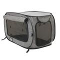 SportPet Soft-Sided Medium Dog & Cat Pop-open Pet Kennel Gray