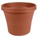 Bloem 8-in Terra Round Resin Planter - Terra Cotta Color (Saucer Not Included)