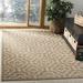 Safavieh Courtyard Alexa Geometric Indoor/Outdoor Area Rug 9 x 12 Brown/Bone