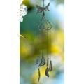 Cottage Garden Verdi Green Swallowtail Butterfly Aluminum Mobile Wind Chime