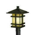 Kichler Lighting - One Light Outdoor Post Mount - Cross Creek - 1 Light Post