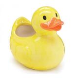 Burton + BURTON - Yellow Duck Planter/Vase Or Holder For Home And Nursery Decor