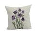 Simply Daisy 16 x 16 Daffodils Outdoor Pillow Purple