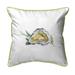 Betsy Drake Oyster Shell Small Indoor/ Outdoor Throw Pillow