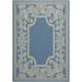 SAFAVIEH Courtyard Claire Rooster Indoor/Outdoor Area Rug 8 x 11 Blue/Natural