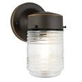 Design House Jelly Jar LED Wall Light in Oil-Rubbed Bronze