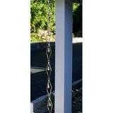 Good Directions Diamond with Bells Rain Chain Pure Copper - 8.5 ft.