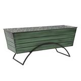 Achla Odette Stand with Flower Box Green - Large