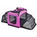 Pet Life Â® Hounda Accordion Metal Framed Soft-Folding Collapsible Dual-Sided Expandable Pet Dog Crate