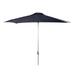 Safavieh Hurst 9 Market Crank UV Resistant Patio Umbrella Navy
