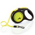 Flexi New Neon Medium Tape Retractable Dog Leash 16 ft Black/Neon (For Dogs up to 55 lbs.)