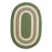 Colonial Mills NT61R072X108 6 x 9 ft. Crescent Rug Moss Green