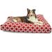 Majestic Pet | Links Rectangle Pet Bed For Dogs Removable Cover Red Large