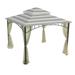 Garden Winds Replacement Canopy Top Cover for the Madaga Gazebo -Standard 350 - Stripe Stone