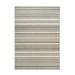 Couristan Recife Gazebo Stripe Indoor / Outdoor Area Rug Champagne- Taupe 2 3 x 7 10 Runner