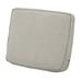 Classic Accessories Montlake FadeSafe Water-Resistant Patio Lounge Back Cushion 23 x 20 x 4 inch Heather Grey
