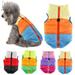 Gustave Pet Cat Dog Vest Coat Winter Warm Windproof Waterproof Cozy Dog Warm Costume Jackets for Small Medium Large Dog Blue & Yellow L