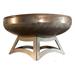 Ohio Flame OF24LTY-HB 24 dia. Liberty Natural Steel Hollow Base Fire Pit