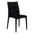 Weave Mace Indoor/Outdoor Dining Chair (Armless) - Black