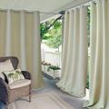 Elrene Connor Indoor/ Outdoor Curtain Panel Taupe 84 Inches