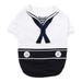 Sailor Dog Costume Shirt - X-Large