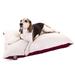 Majestic Pet | Poly/Cotton Rectangular Pillow Pet Bed For Dogs Removable Cover Burgundy Small