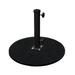 California Umbrella Cast Iron Umbrella Base in Black