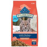 Blue Buffalo Wilderness High Protein Indoor Hairball & Weight Control Chicken Dry Cat Food for Adult Cats Grain-Free 9.5 lb. Bag