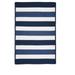 Colonial Mills 2 x 4 Blue and White Handmade Rectangular Striped Area Throw Rug