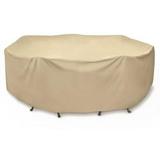 Two Dogs Designs 2D-PF108005 108 in. Round Table / Chat Set Cover - Khaki