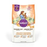 Halo Grain Free Natural Dry Cat Food - Indoor Chicken Recipe- 3 - Pound Bag