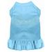 Mirage Pet 57-08 SMBBL 10 in. Rhinestone Angel Dress Baby Blue - Small