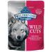 Blue Buffalo Wilderness Trail Toppers Wild Cuts High Protein Grain Free Natural Wet Dog Food Chunky Salmon Bites in Hearty Gravy 3-oz pouch (pack of 24)