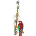 Bonka Bird Toys 3212 Mrs. Monster Braid Huge Bird Toy Parrot Cage African Grey Conure Macaw Amazon Pet