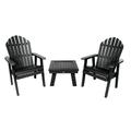 Highwood 3pc Hamilton Deck Chair with 1 Adirondack Side Table