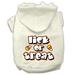 Mirage Pet 62-13-01 XXXLCR Lick Or Treat Screen Print Pet Hoodies Cream - 3XL - Size 20