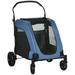 PawHut Pet Stroller Universal Wheel Medium Size Dogs Blue