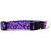 Purple Butterflies Dog Collar - Size - Small