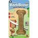 Pet Qwerks Flavorit BarkBone Wood Bone Dog Chew Toy Mint Flavor Small