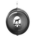 SWEN Products ENGLISH POINTER Dog Circle Swirly Metal Wind Spinner