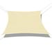 Sunshades Depot 15 x 22 180GSM Sun Shade Sail Rectangle Permeable Canopy Tan Beige Customize Size Available Commercial For Patio Garden Preschool Kindergarten Playground Outdoor Facility Activities