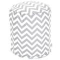 Majestic Home Goods Chevron Indoor Outdoor Ottoman Pouf