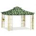 Garden Winds Replacement Canopy Top Cover for the S-J-109 Double Tier Gazebo -Standard 350 - Palm
