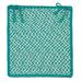 Colonial Mills 15 Turquoise Blue Handmade Braided Square Chair Pad