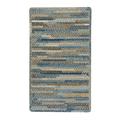 capel Rugs Habitat Casual Handmade Braided Rugs Blue 7 6 x 7 6 8 Square Rectangle