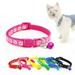 Fysho Pet Cat Dog Collar Adjustable Necklace Shaped Footprint With Bells