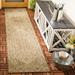 SAFAVIEH Beach House Orville Indoor/Outdoor Runner Rug Cream/Beige 2 x 8