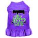 Mirage Pet So Franken Cute Screen Print Dog Dress Purple Med