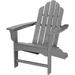 Hanover All-Weather Contoured Adirondack Chair - Grey